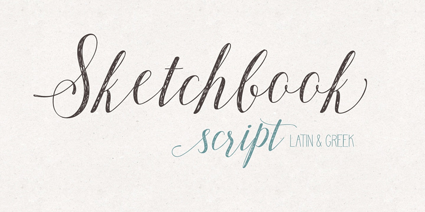 Font Sketchbook Script